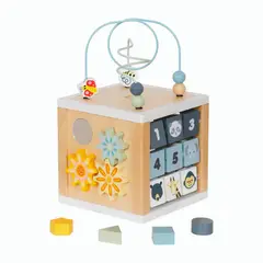 KIDSCOOL - Cubo Didáctico Multifuncional Bebé Con Sonidos Y Figuras