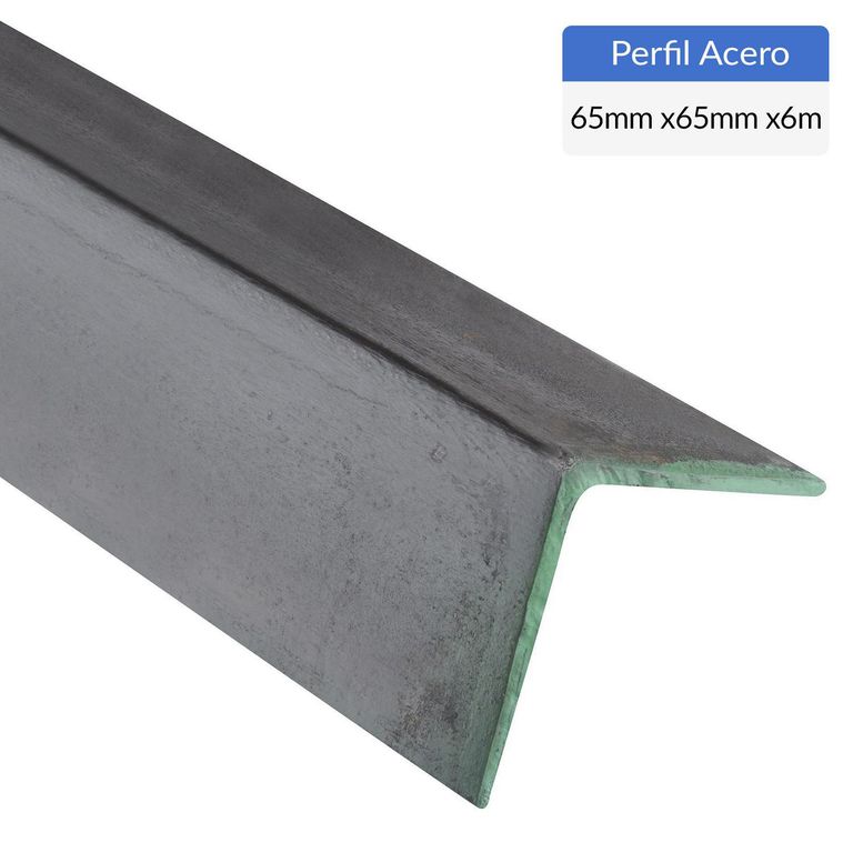 Ángulo Laminado Acero 65x65x5mm 6 m