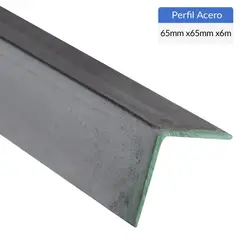 GENERICO - Ángulo Laminado Acero 65x65x5mm 6 m