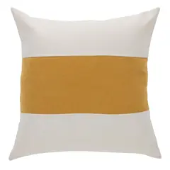 ATMOSPHERA HOME - Cojín Patch Crudo / Ocre 50x50 cm