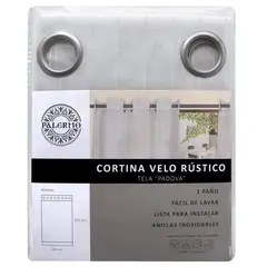 PALERMO - Cortina De velo 140x225 cm Blanco