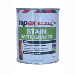 TOPEX - Impregnante Stain Mate 0.25 galón(es) Caoba