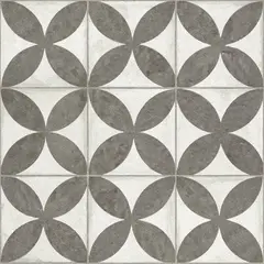 CORDILLERA - Cerámica 45.3x45.3 cm Flowers Black 2.26 m2