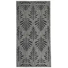 IDETEX - Alfombra Lower 67x120 cm Polipropileno gris