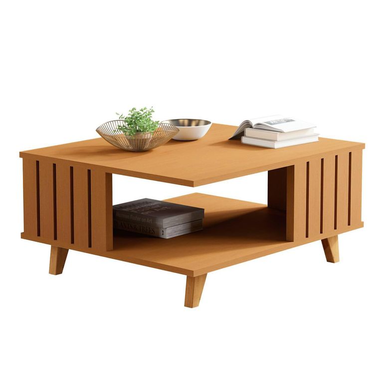 Mesa de centro Acai Caramelo 70x60x33 cm