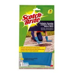 SCOTCH BRITE - Guantes de Látex Trabajo Pesado Talla M