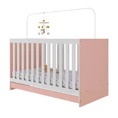 KIDSCOOL - Cuna New Rosado 80.5x66x133 cm