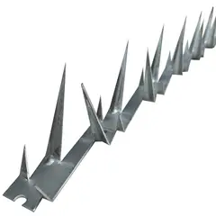 HOGA - Pack 10 Puntas Reja Tiburón Cortopunzante 9,5cm 1,25 m Galvanizada