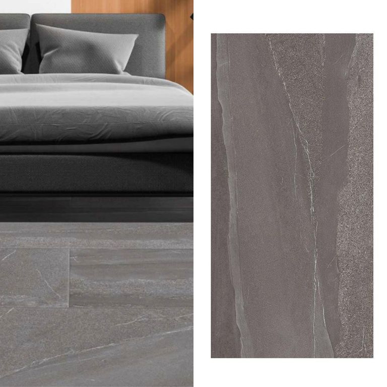 Gres Porcelánico 60x120 cm GLACIER Glaciar Charcol 1.44 m2