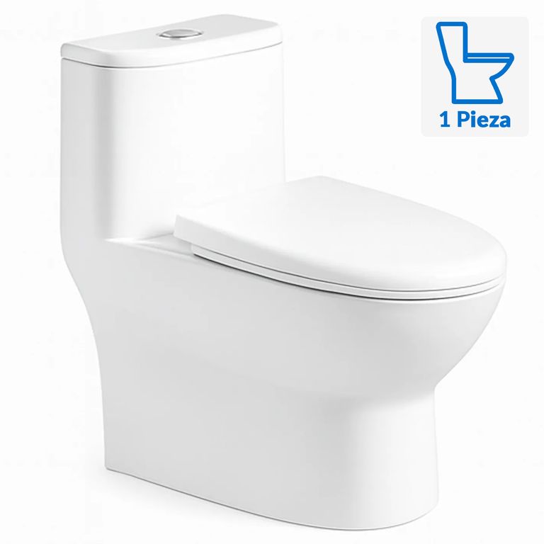Wc One piece a Piso 30,5 cm 5.5 Litros One piece Indic Blanco