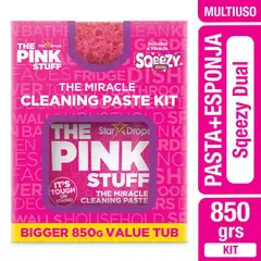 THE PINK STUFF - Kit Pasta + Esponja Squeezy Dual