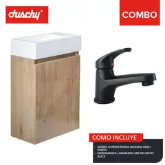 DUSCHY - Mueble Baño Gunnar Nogal 60x45x45 cm