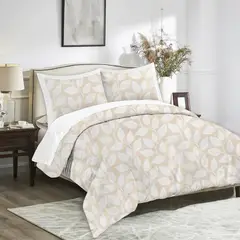 HEBRA - Plumón Jacquard 2 plazas Beige