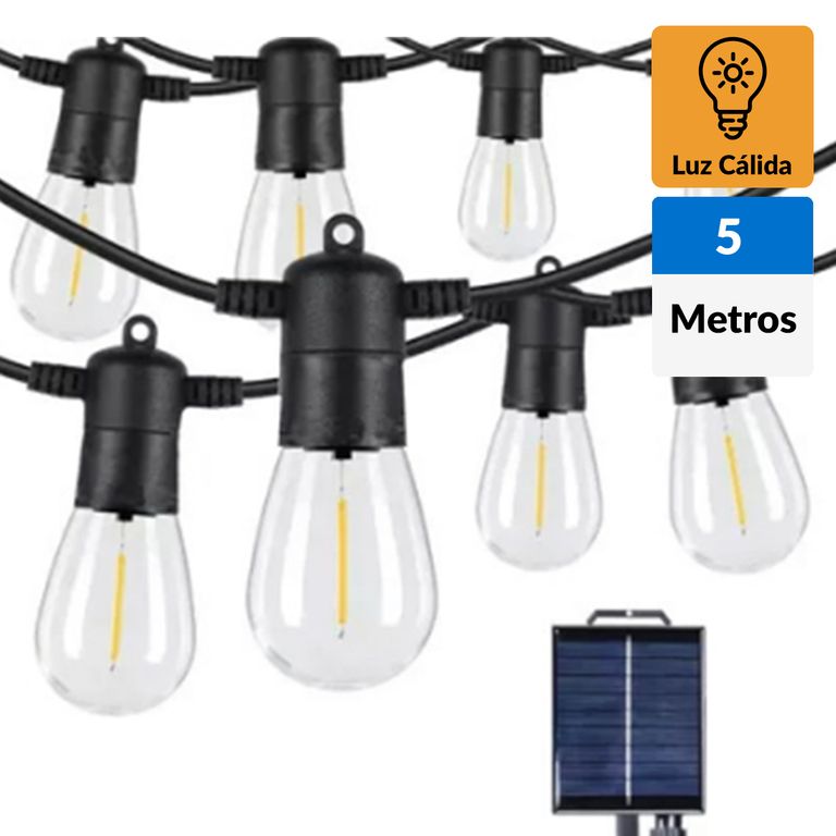 Guirnalda Solar 5 m Vintage