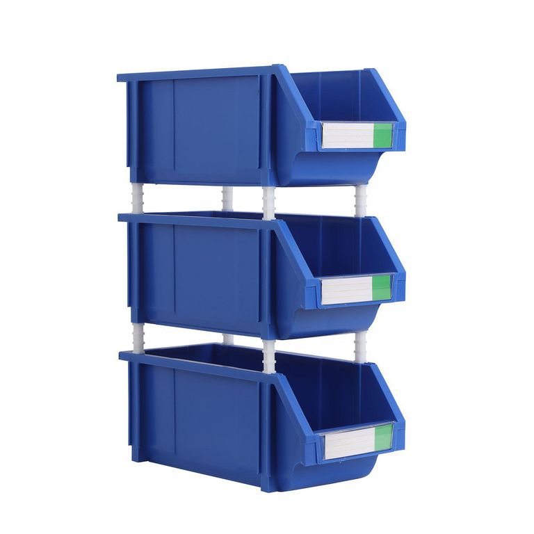 Cajas Organizadoras x 3 Unidades 20x17,5x45 cm Azul
