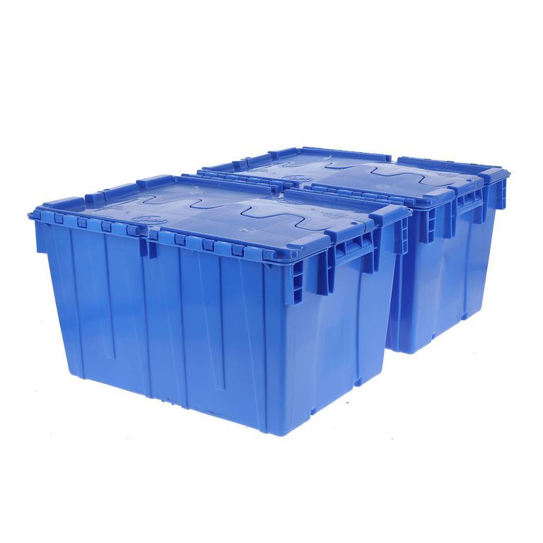 Pack de 2 cajas 40x31x55 cm 52 l Azul
