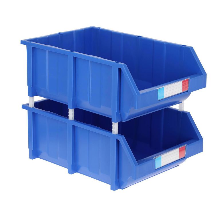 Pack de 2 Cajas Organizadoras 40x22x60 cm 80 l Azul