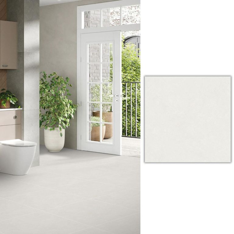 Cerámica 60x60 cm Napoli Blanco 2.52 m2