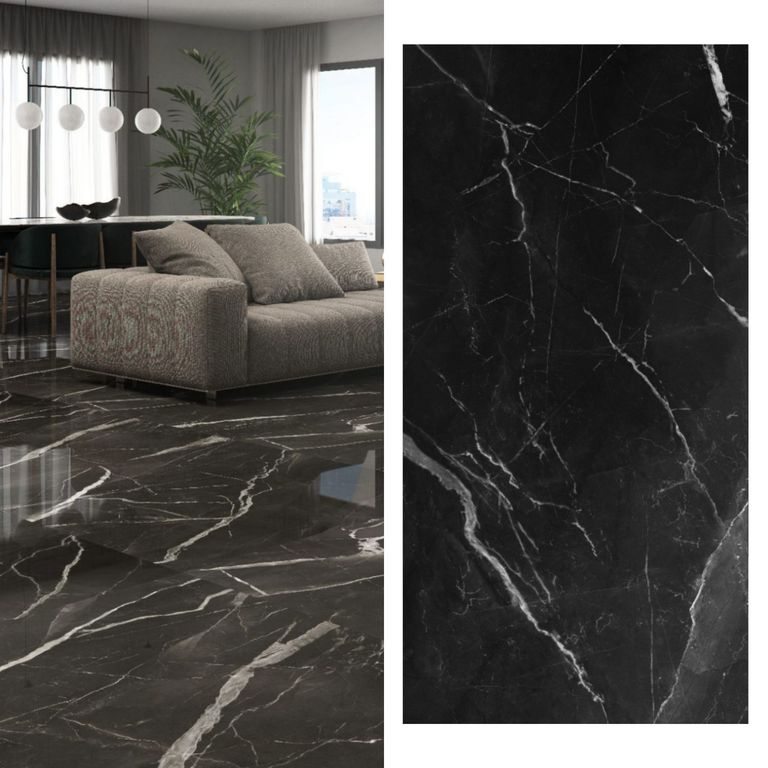 Porcelanato 62x120 cm Gran Calacata Negro 2.26 m2