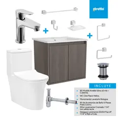 STRETTO - Sala de Baño 30,5 cm 4.8 l Amelie 60 Ulmo
