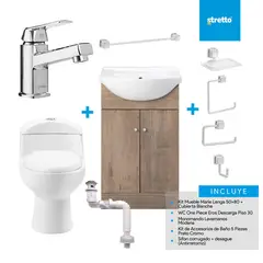 STRETTO - Sala de Baño 30,5 cm 4.8 l Marie 50 Lenga