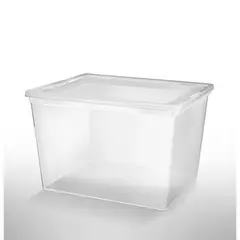 CASA BONITA - Caja 35x27x42 cm 30 l Transparente