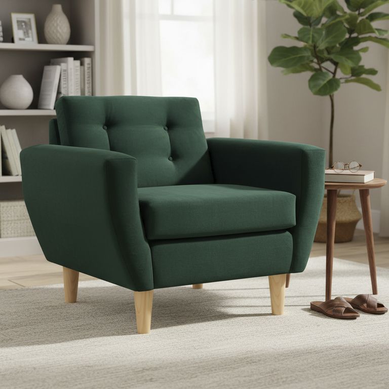 Sillón 1 cuerpo BOTE 1C 95x80x83 cm Verde