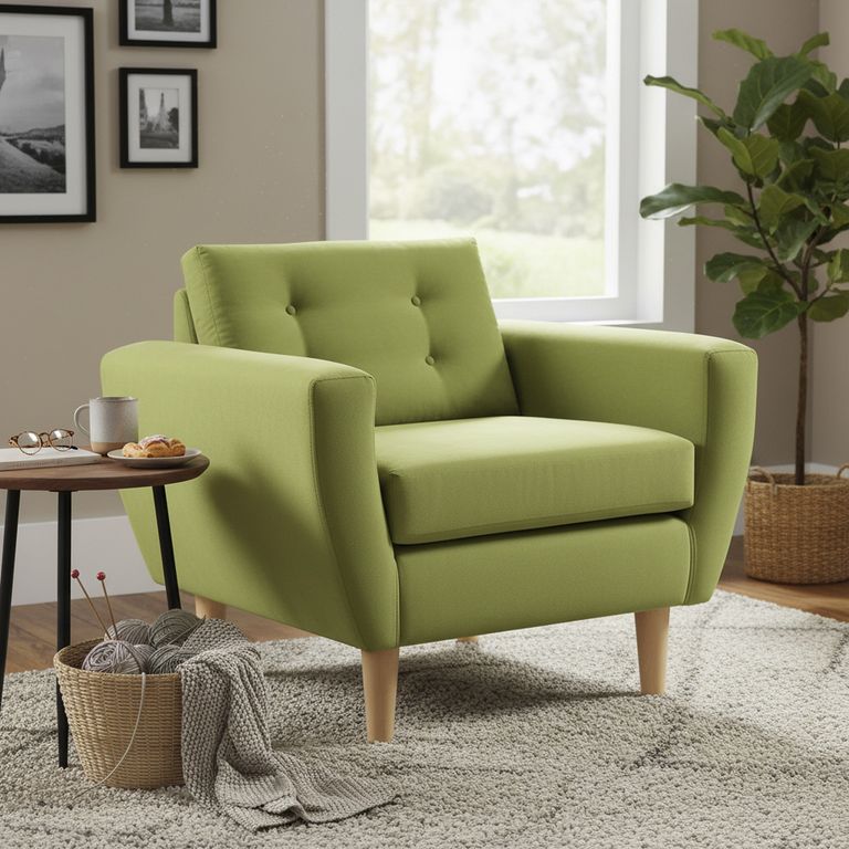 Sillón 1 cuerpo BOTE 1C 95x80x83 cm Verde