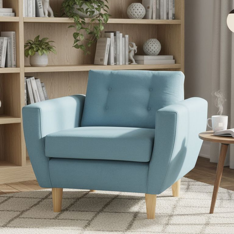 Sillón 1 cuerpo BOTE 1C 95x80x83 cm Azul