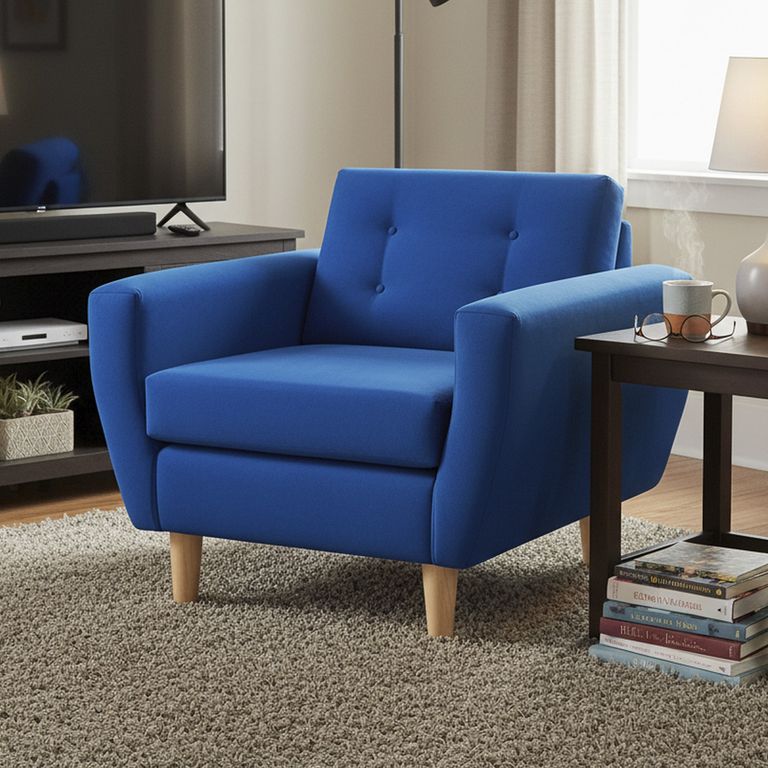 Sillón 1 cuerpo BOTE 1C 95x80x83 cm Azul