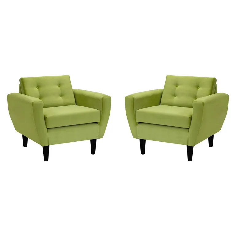 Set de 2 sillones 1 cuerpo BOTE 1C 95x80x83 cm Verde