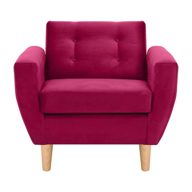 Sillón 1 cuerpo BOTE 1C 95x80x83 cm Rojo