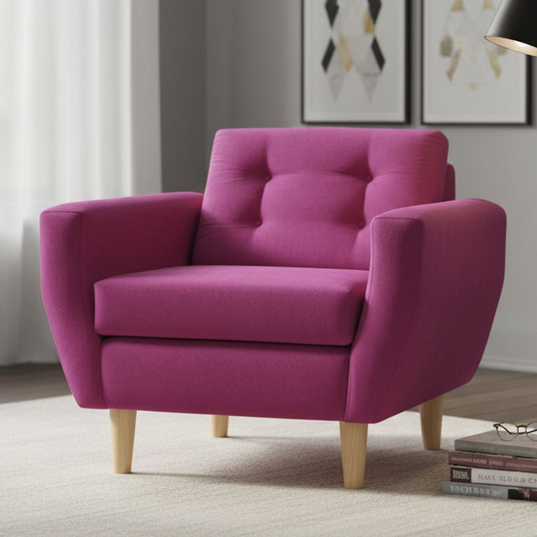 Sillón 1 cuerpo BOTE 1C 95x80x83 cm Rosado