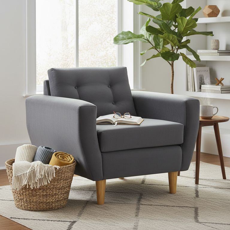 Sillón 1 cuerpo BOTE 1C 95x80x83 cm Gris