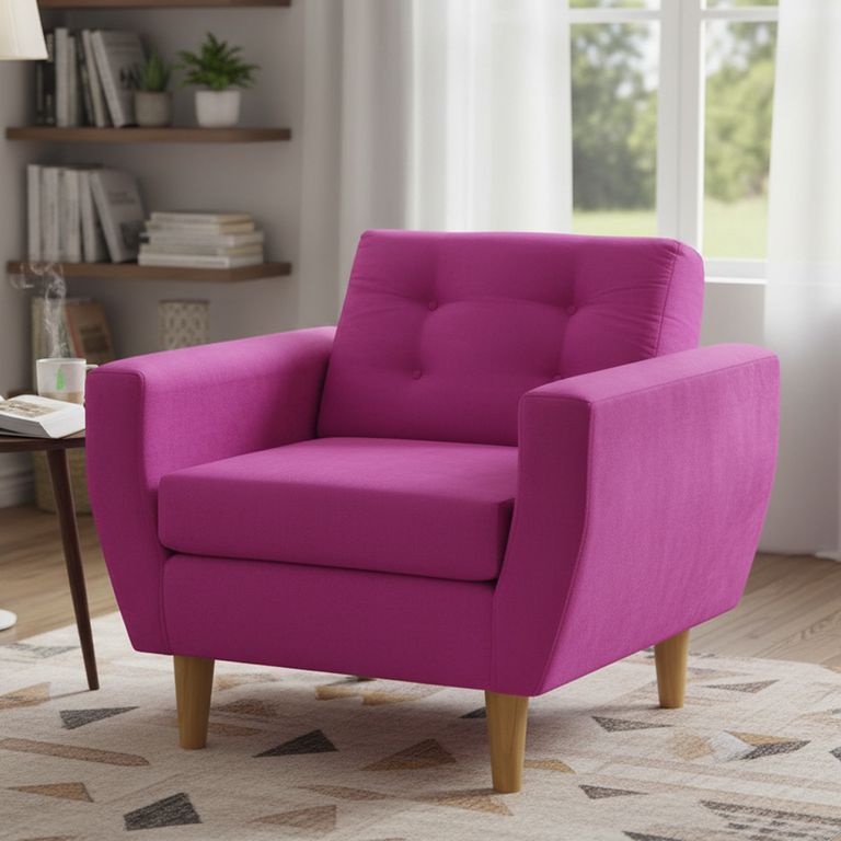 Sillón 1 cuerpo BOTE 1C 95x80x83 cm Rosado