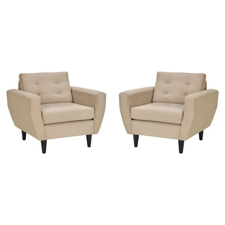 Set de 2 sillones 1 cuerpo BOTE 1C 95x80x83 cm Beige