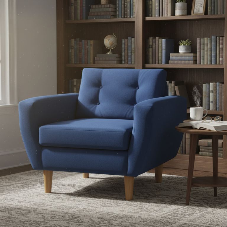 Sillón 1 cuerpo BOTE 1C 95x80x83 cm Azul