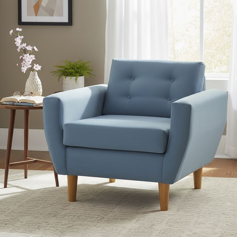 Sillón 1 cuerpo BOTE 1C 95x80x83 cm Azul