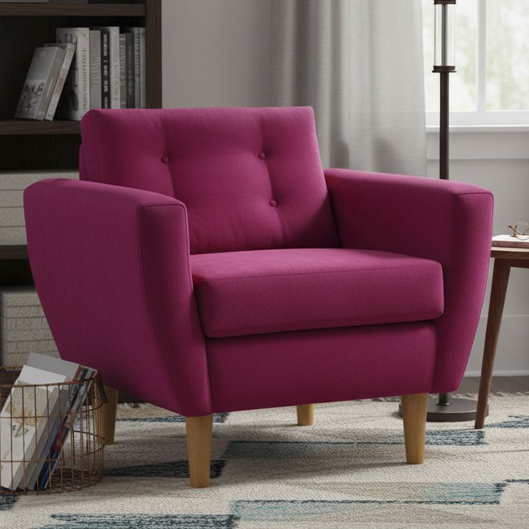 Sillón 1 cuerpo BOTE 1C 95x80x83 cm Rojo