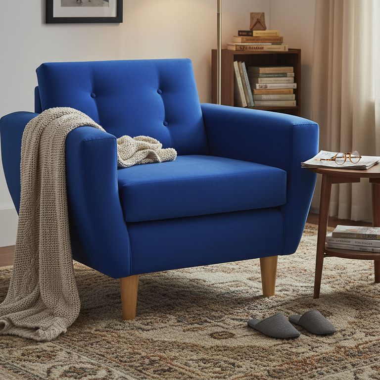 Sillón 1 cuerpo BOTE 1C 95x80x83 cm Azul