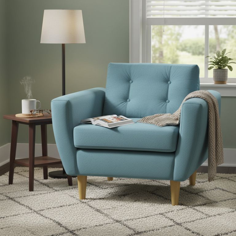 Sillón 1 cuerpo BOTE 1C 95x80x83 cm Azul