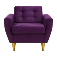 BODEVIR - Sillón 1 cuerpo BOTE 1C 95x80x83 cm Morado