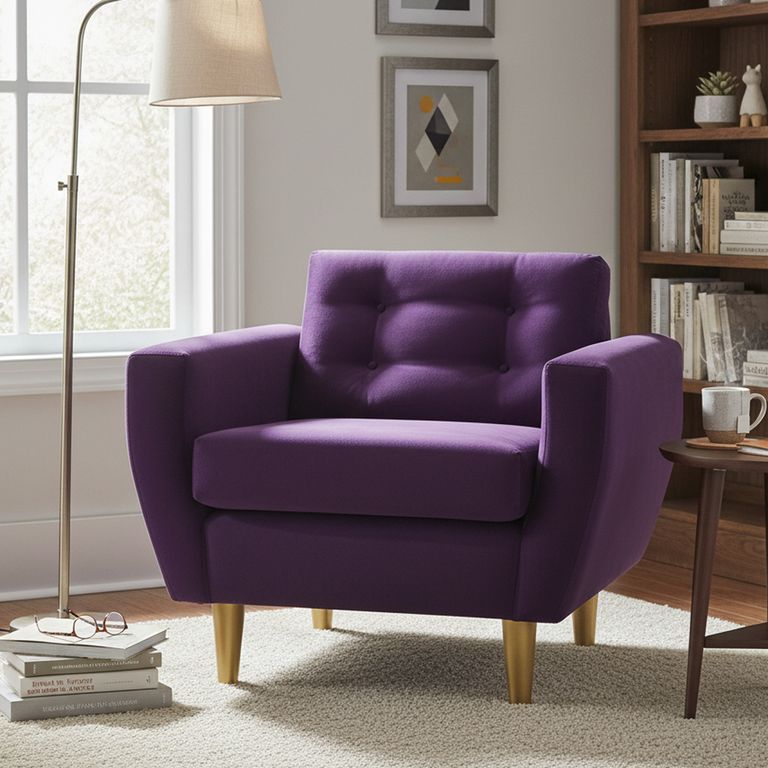 Sillón 1 cuerpo BOTE 1C 95x80x83 cm Morado