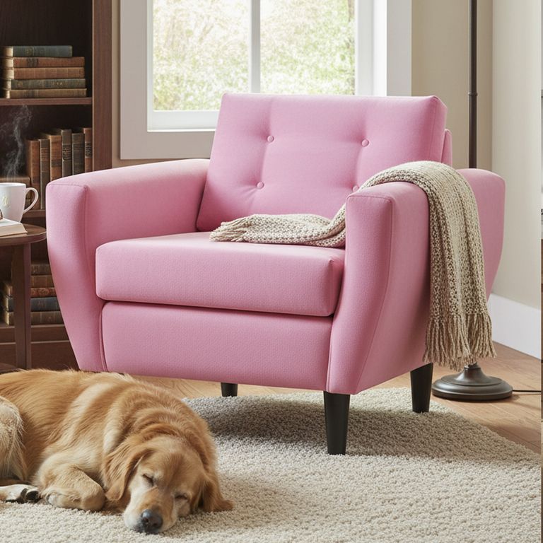 Sillón 1 cuerpo BOTE 1C 95x80x83 cm Rosado