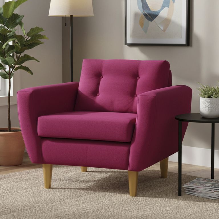 Sillón 1 cuerpo BOTE 1C 95x80x83 cm Rojo