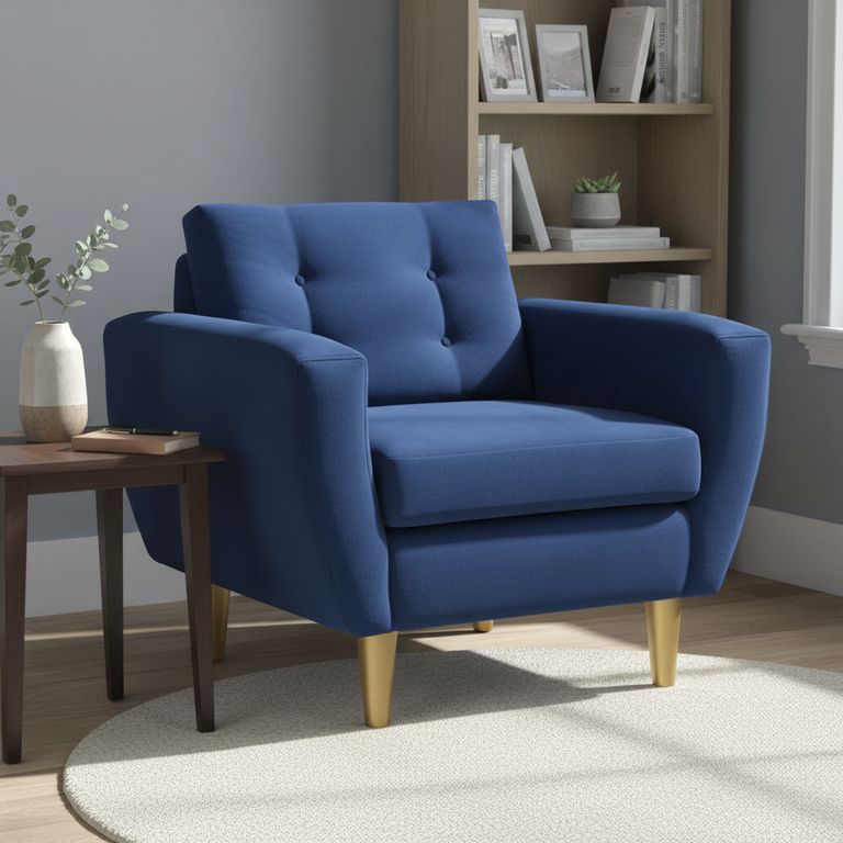 Sillón 1 cuerpo BOTE 1C 95x80x83 cm Azul