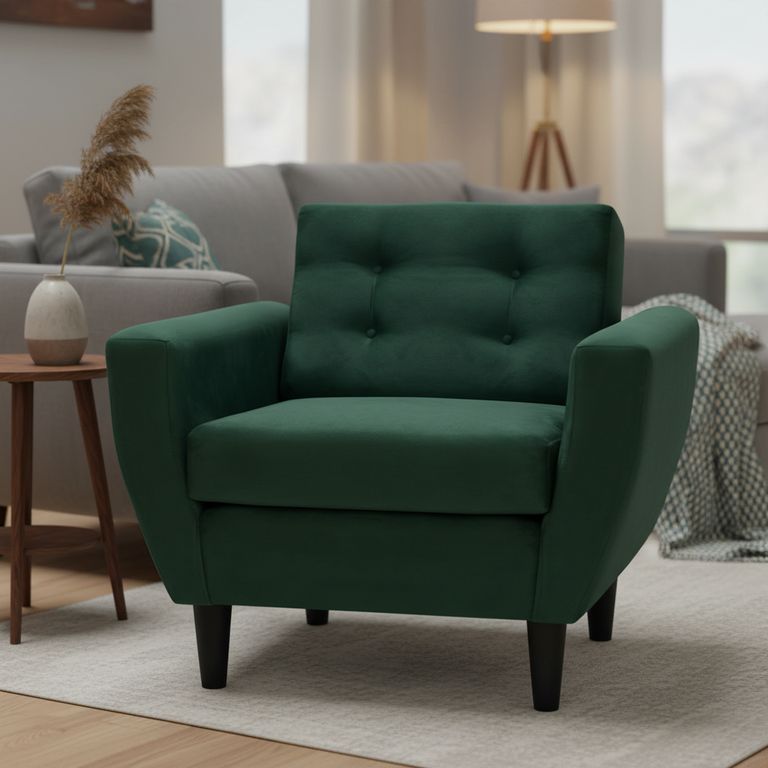 Sillón 1 cuerpo BOTE 1C 95x80x83 cm Verde