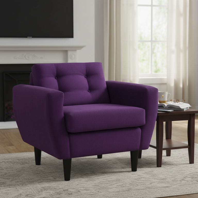 Sillón 1 cuerpo BOTE 1C 95x80x83 cm Morado