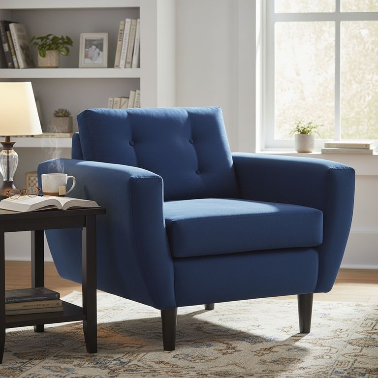 Sillón 1 cuerpo BOTE 1C 95x80x83 cm Azul