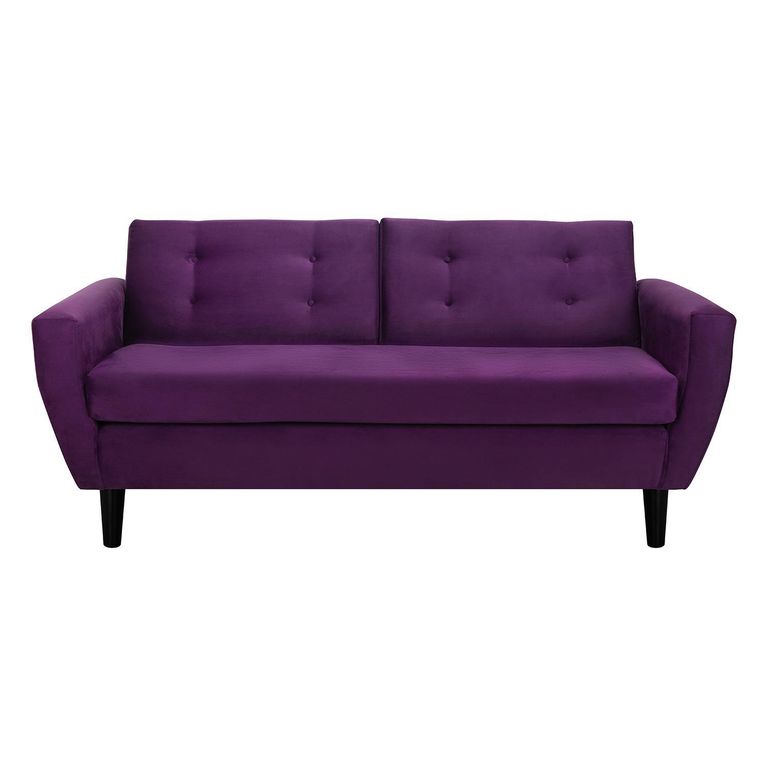 Sofá 3 cuerpos BOTE 3C 185x80x83 cm Morado